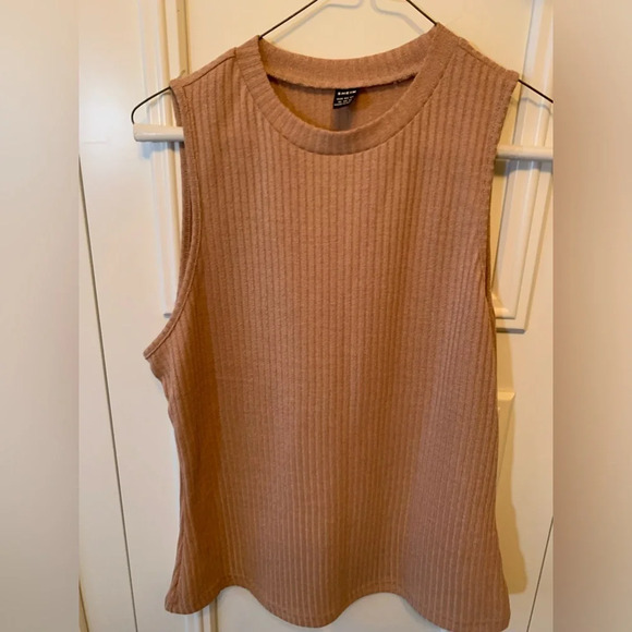 Set 4 SHEIN ribbed high neck tank tops size XL - Picture 3 of 14